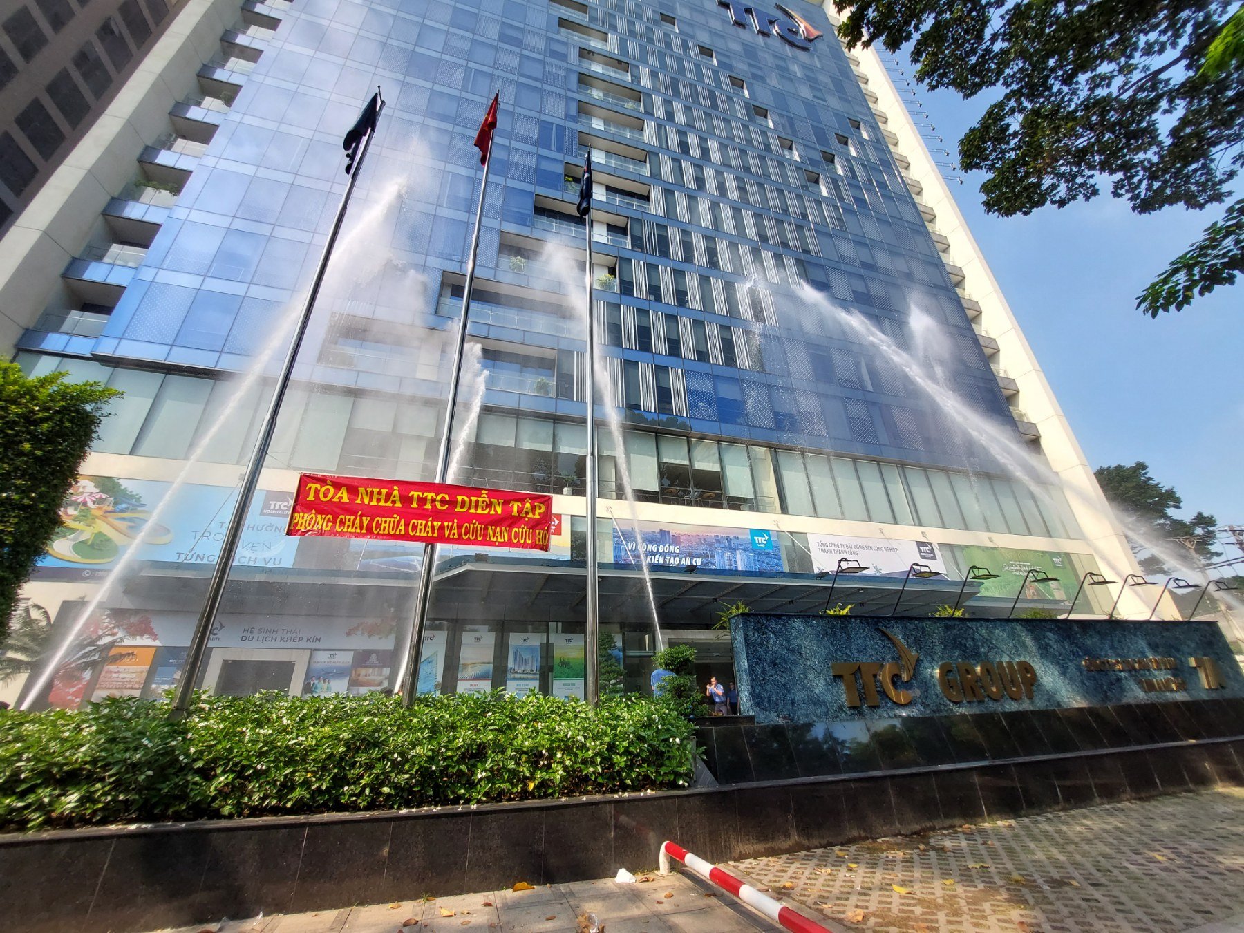 Tòa nhà TTC diễn tập PCCC và Cứu nạn cứu hộ tháng 6/2022